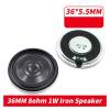 WENBIXIA 2Pcs 36MM 8Ohm 1W Iron Case Internal Magnet Speaker 36 * 5.5MM Diameter 36 MM 8 Ohm 1 Watt Loud Speaker Loudspeaker view 2
