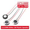 WENBIXIA 5PCS Diameter 13MM 15MM Inner Tape Wire 60MM Speaker 8R 0.5 1W Speaker with Double Sided Tape 8ohm 1W (Color : 5PCS 15MM 8R 1W) view 3