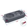 WENBIXIA 1Pair Audio Portable Speakers 45100 10045 TV Speaker 8 Ohm 5W Double Diaphragm Bass Speaker DIY for Home Theater view 2
