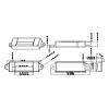WENBIXIA 1Pcs 1853 5318 TV Cavity Speaker Horn 2W 8R Loud Box Speaker 8 Ohms 2Watt 8R 2W 18 * 53 * 9MM Thickness 18MM view 2
