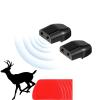 Rulbelok 2Pcs Deer Whistles for Car Deer Warning Devices Include & Wind for Vehicles & Motorcycles Car Deer Whistles Warning Devices view 2