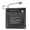 DVD Player External DVD Drive Slim Hard Plastic USB 3.0 9.5Mm DVD Enclosure Rewriter Burner Writer Cd-ROM Case for Laptop Cd/DVD Optic Mini dv Player (0 : 0 Color : Black) view 2