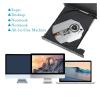 DVD Player External DVD Drive Slim Hard Plastic USB 3.0 9.5Mm DVD Enclosure Rewriter Burner Writer Cd-ROM Case for Laptop Cd/DVD Optic Mini dv Player (0 : 0 Color : Black) view 3