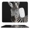 Mousepad with Stitched Edge Zebra MouseMat Non-Slip Rubber Mousepad Waterproof Desk Mat Comfortable Gaming MousePads for Office Laptop Computer view 1