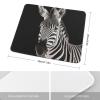 Mousepad with Stitched Edge Zebra MouseMat Non-Slip Rubber Mousepad Waterproof Desk Mat Comfortable Gaming MousePads for Office Laptop Computer view 2