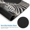 Mousepad with Stitched Edge Zebra MouseMat Non-Slip Rubber Mousepad Waterproof Desk Mat Comfortable Gaming MousePads for Office Laptop Computer view 3