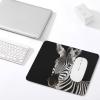Mousepad with Stitched Edge Zebra MouseMat Non-Slip Rubber Mousepad Waterproof Desk Mat Comfortable Gaming MousePads for Office Laptop Computer view 4