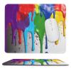 LFDSPYJE Mousepad with Stitched Edge Paint Splatter Backdrop MouseMat Non-Slip Rubber Mousepad Waterproof Desk Mat Comfortable Gaming MousePads for Office Laptop Computer view 1