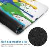 LFDSPYJE Mousepad with Stitched Edge Paint Splatter Backdrop MouseMat Non-Slip Rubber Mousepad Waterproof Desk Mat Comfortable Gaming MousePads for Office Laptop Computer view 3