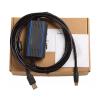 USB-HW+ for PLC Debugging Cable E/S/H/C/T Programming Cable Communication Download Cable Optical Isolated Black 3 Meter view 1