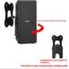 Coyktonty Aluminium Wall Bracket/Wall Mount Bracket for Sony SA-RS3S Speakers,Duty Speaker Mount Mounting Brackets (Black) view 3