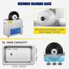 6L Ultrasonic Vinyl Record Cleaner, 180W Heated Vinyl Record Cleaning System with Drying Rack Auto-Rotating Double-Sided LP Cleaning, Cleaning of 1-4 Vinyl Records view 4