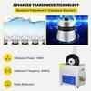 6L Vinyl Record Ultrasonic Cleaner, 180W Ultrasonic Cleaner Machine with 0-30 Minutes Timer& Automatic Rotary, for 7inch/12inch Record, No Damage to Record Surface view 3