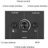 Viodmss 2 Set 3.5mm Audio Switcher, 2 Input 1 Output/1 Input 2 Output Audio Splitter Switcher, Switcher Box,One-Key Mute Button view 3