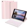 Aoub Keyboard Case for iPad 9th/8th/7th Generation 10.2 inch, 7 Colors Backlit, Stand Folio Detachable Wireless Bluetooth Keyboard Cover Soft TPU Back Case for iPad 10.2 2021/2020/2019 - Pink view 1