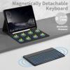aoub Keyboard Case for iPad (A16) 11th Generation 11-inch 2025, iPad 10th Generation 10.9 inch 2022 with Pencil Holder, 7 Color Backlit Detachable Wireless Bluetooth Keyboard Stand Folio - Black view 4