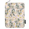 Dadanism Embroidered Daisy Padded Sleeve for All-New Kindle Paperwhite, 7" Kindle Colorsoft Signature Edition, Protective Sleeve Case for 6" Kindle/Kindle Oasis/Kobo E-Reader,White Daisy view 1