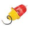 NDNCZDHC Aviation Obstruction Light Super Bright Impact Resistant Aviation Obstruction Light for Marine Boat(110V Always on) view 2