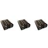 Viodmss 3Pair 4-Channel 3-Pin XLR Audio and Over Network Cable Extender, DMX512 Network Signal Extender 1 Male+1 Female view 1