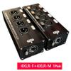 Viodmss 3Pair 4-Channel 3-Pin XLR Audio and Over Network Cable Extender, DMX512 Network Signal Extender 1 Male+1 Female view 4