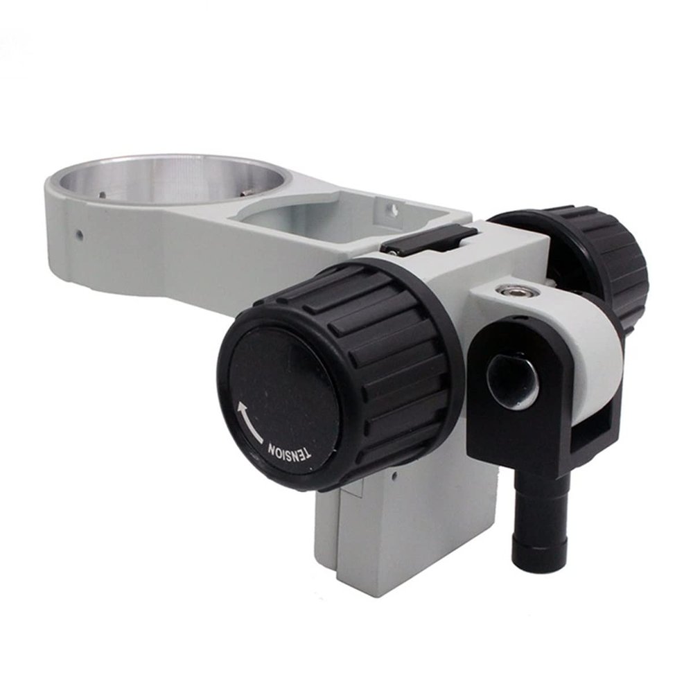 JOEBO Microscope Kit Microscope Focus Arm Coarse Focus Adjustment System 76 mm Head Holder Ring E Arm for Stereo Microscope Industrial Focus Adjusted Microscope Lens Adapters
