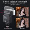 Ulanzi F32 Camera Flash, Camera Speedlite with GN32 / CCT 5600K for Canon/Fuji/Sony/Nikon/Panasonic Olympus Pentax and Other SLR Digital Cameras, and Digital Cameras with Single Contact Hot Shoe view 4