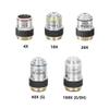 JOEBO Microscope Kit 4X 10X 20X 40X 100X Biological Microscope 185 Achromatic Objective Lens Microscope Lens Adapters (Color : 4I7-DGJF-6mm-20) view 2