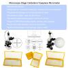 JOEBO Microscope Kit Micrometer Graticule, Optical Reticle, Cross Net Ruler, for Microscope Microscope Lens Adapters (Color : 1PCS Diameter 24mm) view 4