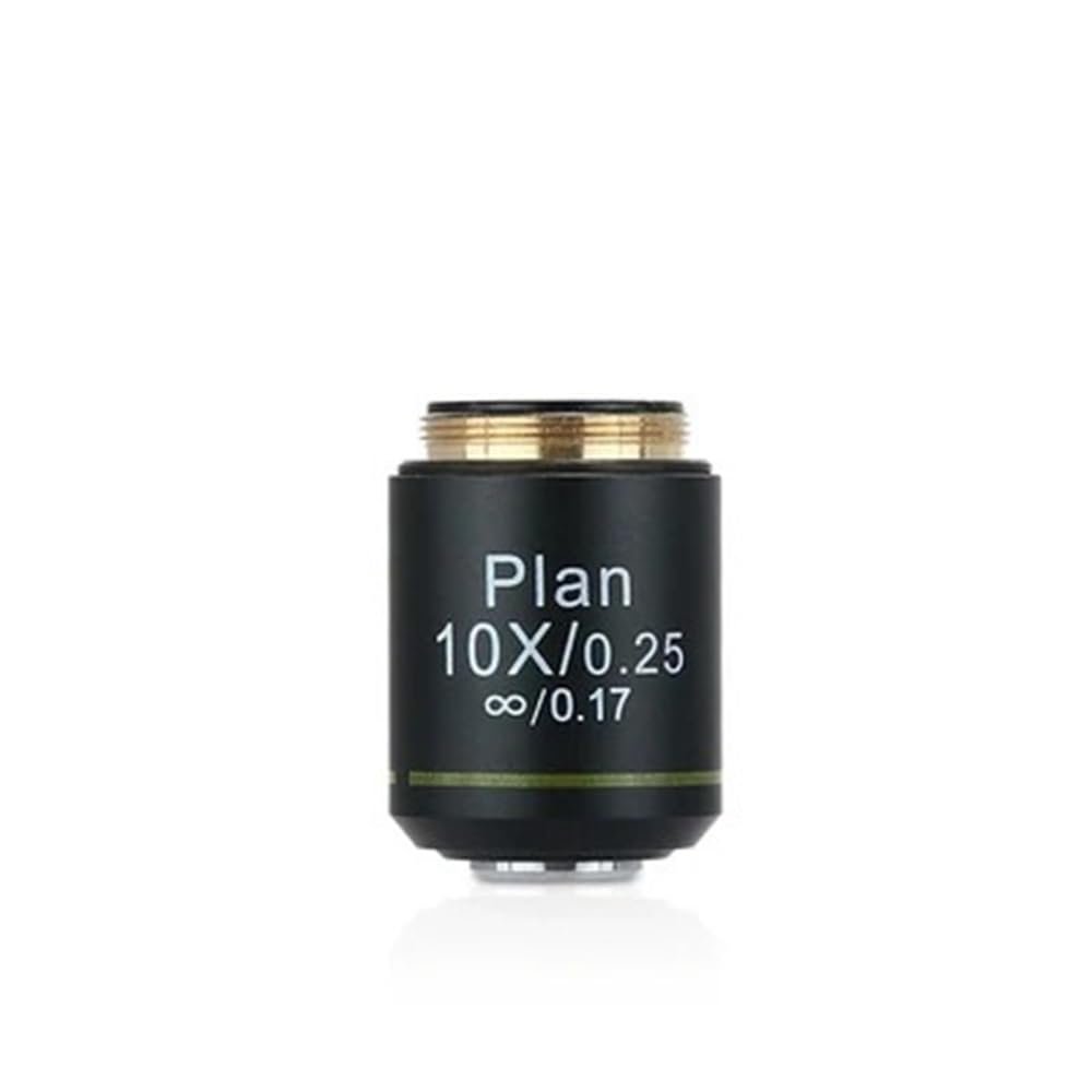 Joebo Microscope Kit Optical Microscope 195 4X10X40X100X Infinite Flat Field Achromatic Objective Standard RMS Interface 20.2mm Microscope Lens Adapters (Color : 10X)