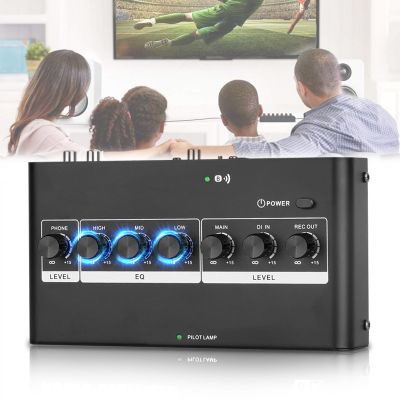 Digital to Analog Audio Converter, Optical Coax to Analog Audio Converter, 3-Stage Equalization Adjustment, 4 Connection Modes, Volume Adjustable, for Video Players/DVD