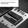 Digital to Analog Audio Converter, Optical Coax to Analog Audio Converter, 3-Stage Equalization Adjustment, 4 Connection Modes, Volume Adjustable, for Video Players/DVD view 2
