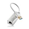 NGS Hacker 3.0 USB 3.0 to RJ45 Ethernet Adapter Up to 1000 Gigabit Ethernet LAN Compatible with Mac OS Windows Laptop PC 7/8/10 XP Linux Compact Aluminium Case Cable Length 15cm view 1