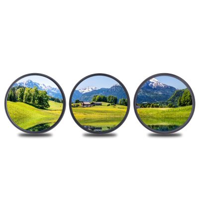 ASHATA ND Lens Filter 72mm ND2 ND4 ND8 Adjustable Neutral Density Filter for Camera Lens, Multi Layer Coating, Accessory (72mm)