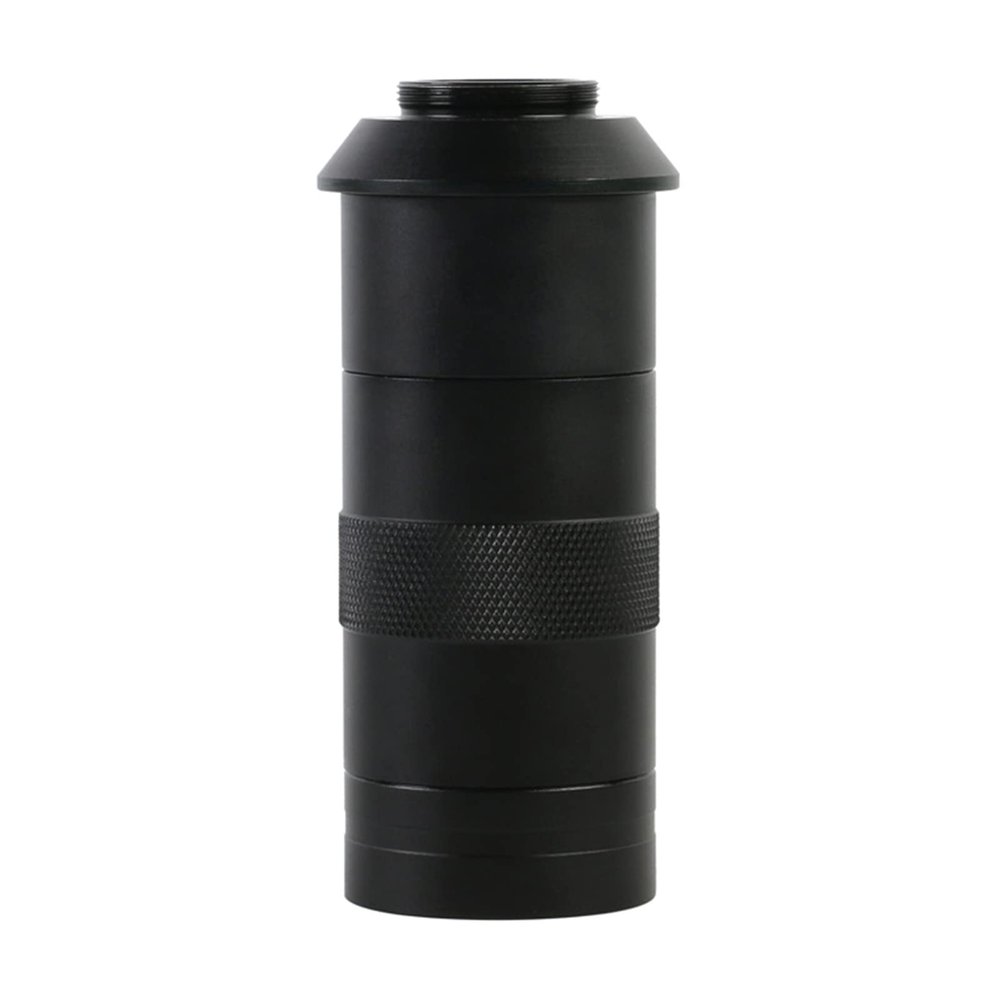 NGCG 8X to 100X C Mount CCD- Microscope Lens Digital Industry Microscope Camera Lens Adjustable Magnification Compact-Size C-Mount Lens Adapter