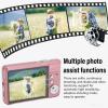 Yunseity 48MP 4K Digital Camera, Vlogging Camera with 8X Digital Zoom, Autofocus Anti Shake Compact Camera with 2.7 Inch Screen, with Fill Light, for Kids Teens Beginner Adult view 2