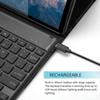 QYiiD Backlit Touchpad Keyboard Case for Lenovo Tab P12/Lenovo Xiaoxin Pad Pro 12.7 inch TB370FU, 7 Colors Backlight Magnetic Keyboard Auto Sleep/Wake Cover for Lenovo Tab P12 Pad Pro TB-371FC, Black view 3