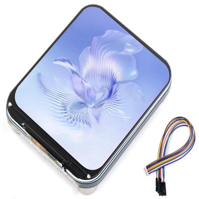 1.83inch Round LCD Display Module 240280 Resolution IPS LCD SPI Interface 65K Colors Rounded Corners Micro LCD Display for Raspberry Pi 5/4B/ 3B+/Pi3B/Raspberry Pi Zero W/2W, STM32,ESP32 etc.