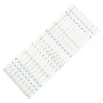 UFDIPLMY 8pcs=1set 5leds 3v 450mm Suitable Compatible with Skyworth 49-inch LCD TV 5800-w49003-0P00 SW49D05-C22AG-01 Ph49e20dsgw Backlight Strip