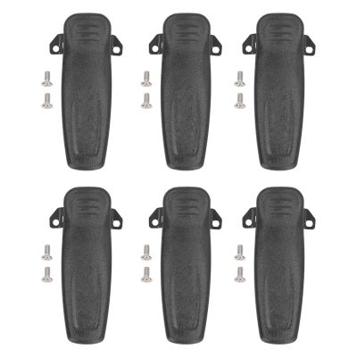 6PCS Belt Clips for TC-610 TC-500S TC-508 TC-700 TC-780 Dual Way Radio Intercom Accessories, Portable Dual Way Talk Radio Clip Replacement