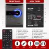 Pyle Home Stereo Shelf System  30W Bluetooth CD Player with FM Radio, USB/SD Playback, Dual 2-Way Speakers, Remote Control, Clear Sound Audio System for Home Entertainment  (Black) PHSKR24 view 2