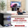 Pyle Home Stereo Shelf System  30W Bluetooth CD Player with FM Radio, USB/SD Playback, Dual 2-Way Speakers, Remote Control, Clear Sound Audio System for Home Entertainment  (Black) PHSKR24 view 4