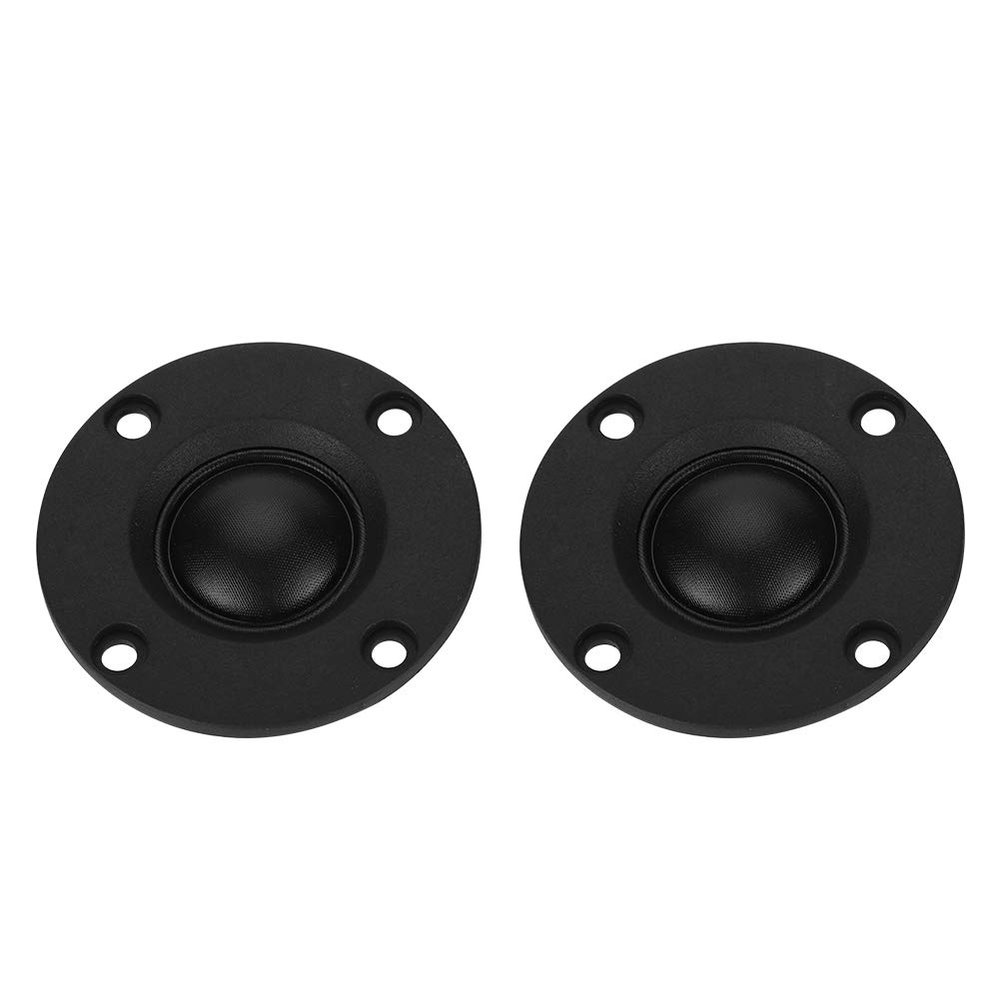 2PCS 30W 6 Soft Film, Speaker Dome Tweeter Treble Speaker HiFi Loudspeaker Pure Silky Soft Vibrating Diaphragm Silk Dome Speaker for Balanced Sound Speakers