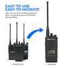 2 x Motorola CP100D Analog UHF Portable Two Way Radio with Display and Limited Keypad, 16 Channel, 4 Watt (403-480MHz) + 2 x HKLN4606 Remote Speaker Mic - 2 Pack with Mic Bundle view 3