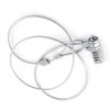 Laptop Combination Security Lock Cable, Laptop Lock Cable 4 Digit Password, Theft Deterrent, Works Laptop Theft Deterrent Security Locks view 2