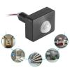 PIR Switch Infrared Motion Lighting Sensor Detector Wall Pavement Outdoor Mini Sensor, PIR Sensor Sensors IP5 Sensor for Ceiling Mount Black MotionActivated view 3