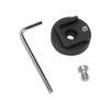 Vikye Camera Cage Anti-fall Cold Shoe Mount Adapter, Aluminum Alloy Expandable, 1/4" Screw Hole with Wrench view 3
