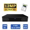 GW Security 64 Channel 12MP / 8MP 4K NVR Video Recorder Alone, 8 HDD Bay, Support up to 96TB Storage Capacity (GW4264NS-V8) view 4