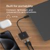 Belkin Connect USB-C to Ethernet + Charge Adapter 100W w/Gigabit Ethernet Port and USB-C Port - 10/100/1000 Mbps for Fast Internet Connection - Compatible with iPhone 17, Samsung Galaxy S25, & More view 3