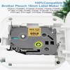 Absonic 3-Pack 18mm 0.7" Black on Gold Label Tape Compatible for Brother Tze-841 Tze841 Tz-841 Tz841 3/4" P Touch Tze Tz Tape 18mm Gold Label Maker for PTD410 PTD460 PTD610BT PTD400 PTP710BT PTP700 view 3