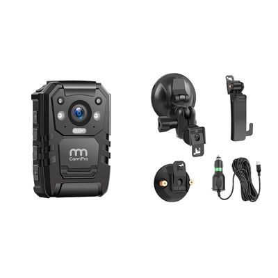 MM CAMMPRO 1296P HD Police Body Camera Bundle with Accessories Kit for Body Camera I826